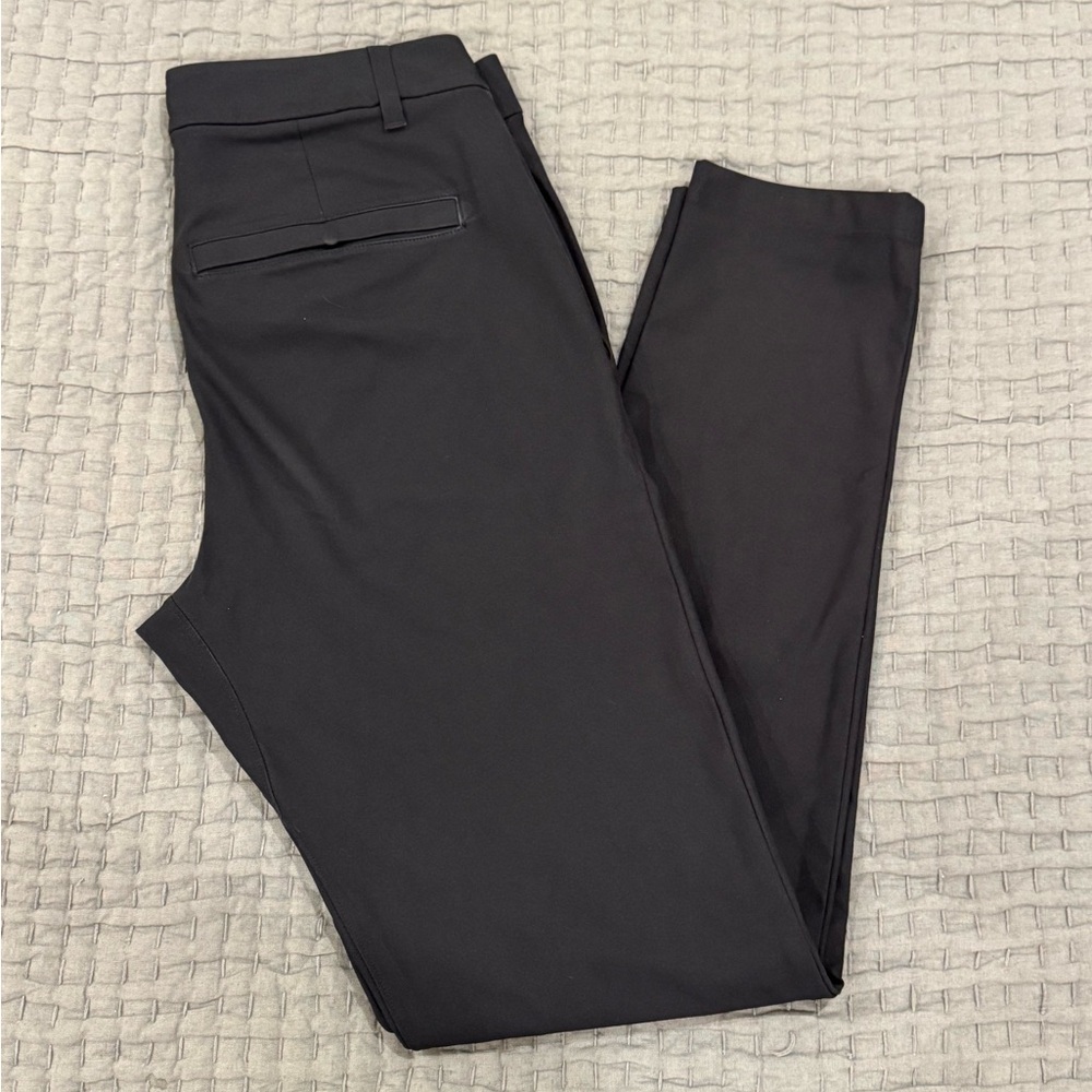 Lululemon Mens Black Commission Classic Fit Pant Warpstreme 29” Waist 34” Inseam